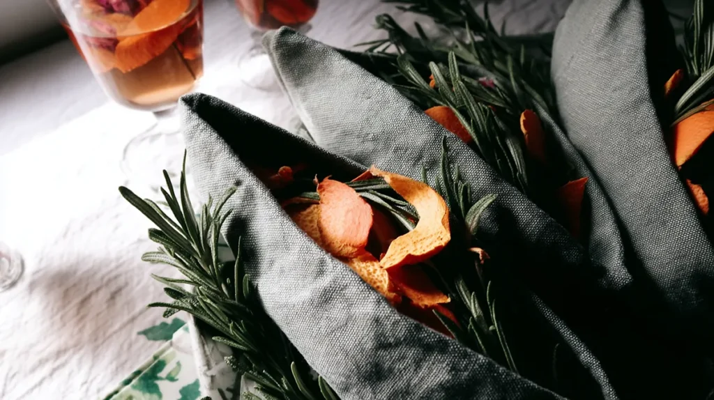 Sachês naturais com ervas secas para perfumar gavetas e armários